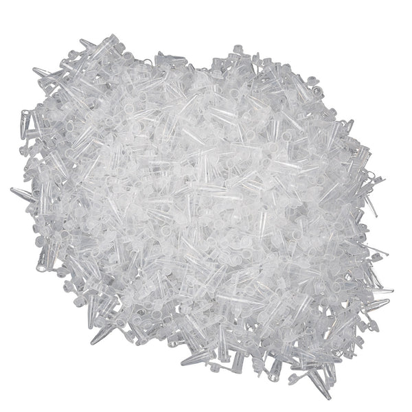 1000Pcs Micro Centrifuge Tube Test Containers (Snap Cap, 0.2ML)