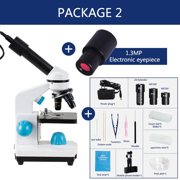 Biological HD Microscope + Accessories