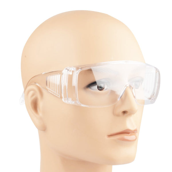 New Safety Glasses Lab Eye Protection Protective Eyewear Clear Lens Workplace Safety Goggles Anti-dust Supplies